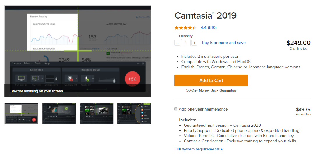 camtasia 2021 trial
