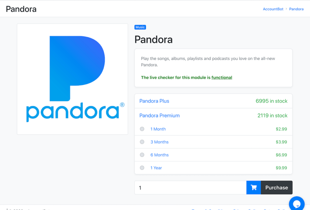 Pandora premium free
