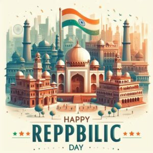 75th Happy Republic Day whatsapp status wallpaper