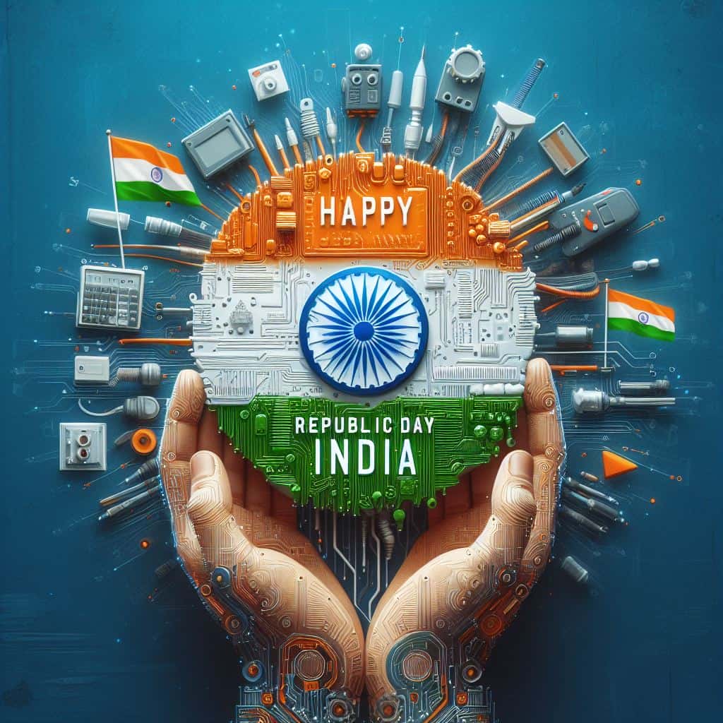 Happy Republic Day Whatsapp wishes images 2024