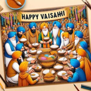 vaisakhi drawing