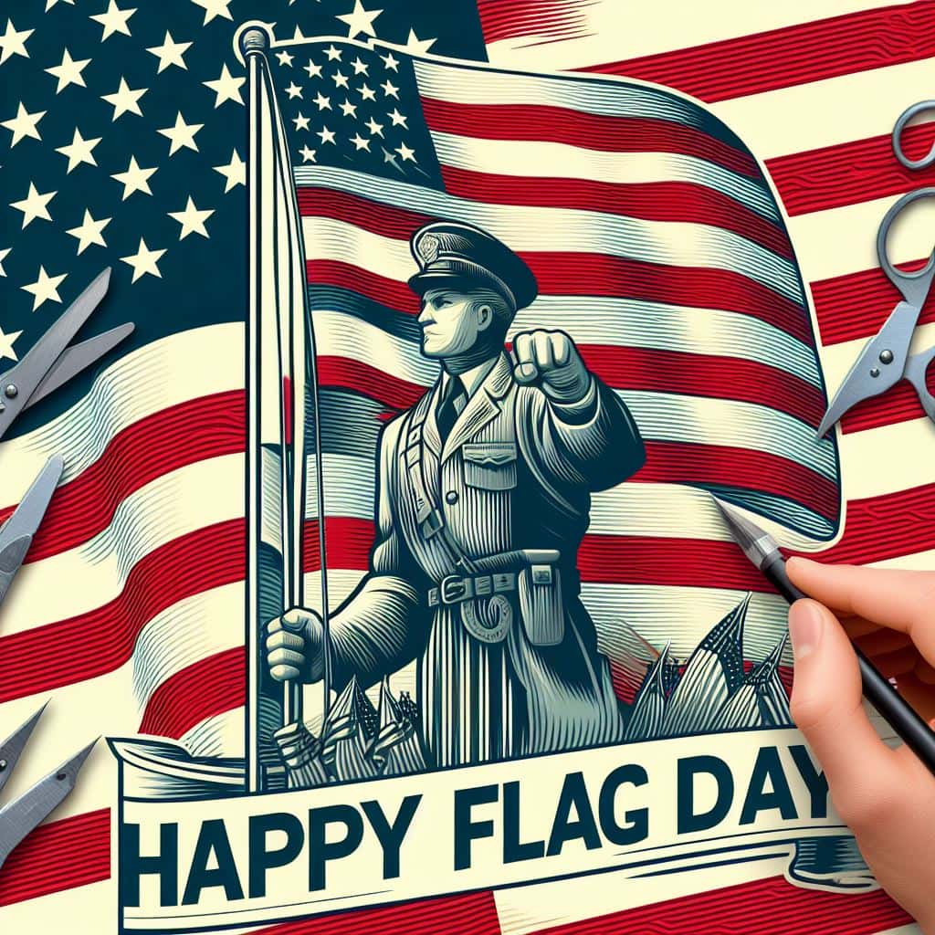 Vintage American flag Happy Flag Day images