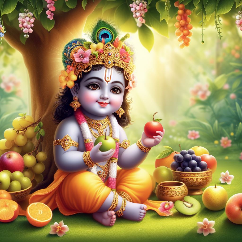 cute krishna images