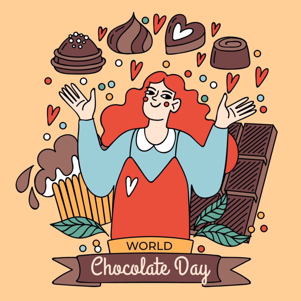 happy world chocolate day [year]