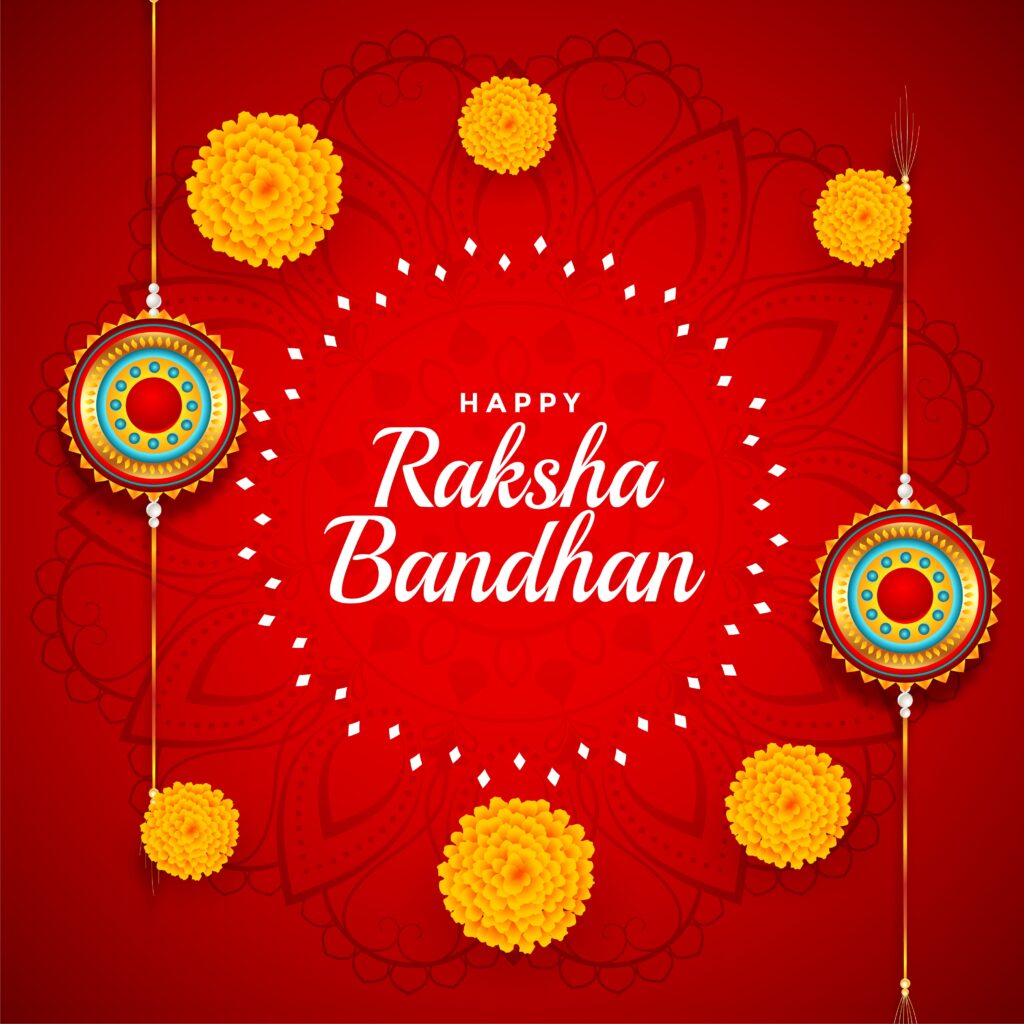 beautiful happy raksha background phoros